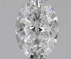 Picture of Natural Diamond 0.90 Carats, Oval with  Cut, D Color, VS2 Clarity and Certified by GIA