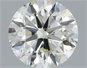 Natural Diamond 1.44 Carats, Round with Excellent Cut, J Color, SI1 Clarity and Certified by IGI