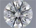 Natural Diamond 0.56 Carats, Round with Excellent Cut, J Color, SI2 Clarity and Certified by GIA