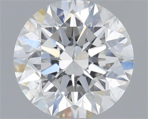 Picture of Natural Diamond 0.56 Carats, Round with Excellent Cut, F Color, SI2 Clarity and Certified by IGI