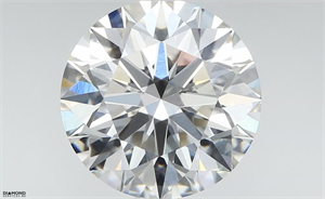 Picture of Natural Diamond 1.71 Carats, Round with Excellent Cut, E Color, VVS2 Clarity and Certified by GIA