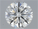 Natural Diamond 0.45 Carats, Round with Excellent Cut, H Color, VS2 Clarity and Certified by GIA