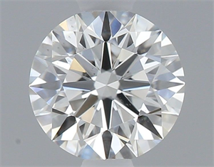 Picture of Natural Diamond 0.45 Carats, Round with Excellent Cut, H Color, VS2 Clarity and Certified by GIA