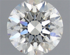 Picture of Natural Diamond 0.80 Carats, Round with Excellent Cut, K Color, VS2 Clarity and Certified by GIA