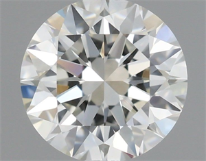 Picture of Natural Diamond 0.75 Carats, Round with Excellent Cut, J Color, VVS1 Clarity and Certified by GIA