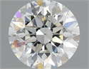 Natural Diamond 0.90 Carats, Round with Very Good Cut, K Color, SI2 Clarity and Certified by GIA