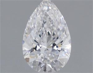 Picture of Natural Diamond 0.53 Carats, Pear with  Cut, D Color, VS2 Clarity and Certified by GIA