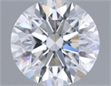 Natural Diamond 0.70 Carats, Round with Excellent Cut, D Color, SI2 Clarity and Certified by GIA