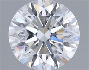Picture of Natural Diamond 0.70 Carats, Round with Excellent Cut, D Color, SI2 Clarity and Certified by GIA