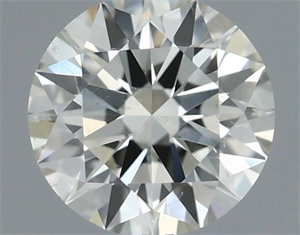 Foto Diamante Natural 0.54 quilates, Redondo , Color K, claridad SI1 y certificado GIA de