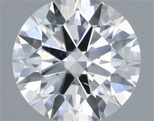 Foto Diamante Natural 0.45 quilates, Redondo , Color H, claridad SI1 y certificado GIA de