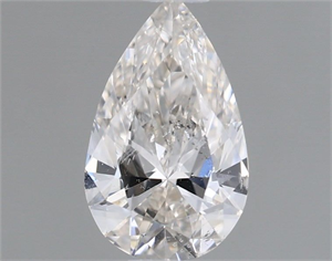 Picture of Natural Diamond 0.50 Carats, Pear with  Cut, J Color, SI2 Clarity and Certified by GIA