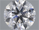 Natural Diamond 1.00 Carats, Round with Very Good Cut, F Color, I1 Clarity and Certified by IGI
