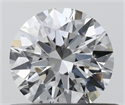 Diamante Natural 0.50 quilates, Redondo , Color F, claridad VS1 y certificado IGI
