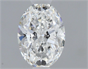 Diamante Natural 0.60 quilates, Ovalado , Color E, claridad SI1 y certificado GIA
