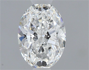 Foto Diamante Natural 0.60 quilates, Ovalado , Color E, claridad SI1 y certificado GIA de