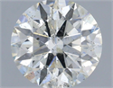 Natural Diamond 1.03 Carats, Round with Excellent Cut, H Color, I1 Clarity and Certified by IGI