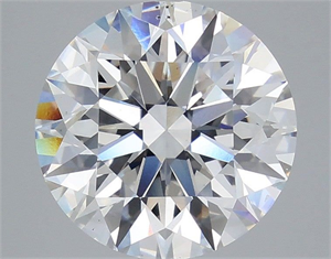 Picture of Lab Grown Diamond 5.06 Carats, Round with Excellent Cut, F Color, SI1 Clarity and Certified by IGI