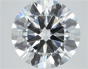 Picture of Lab Grown Diamond 1.03 Carats, Round with Ideal Cut, D Color, VVS1 Clarity and Certified by IGI