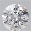 Del inventario de diamantes de laboratorio, 0.72 quilates, Redondo , Color D, claridad VVS2 y certificado IGI