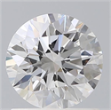 Lab Grown Diamond 1.09 Carats, Round with Ideal Cut, D Color, VS2 Clarity and Certified by IGI