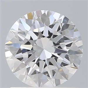 Picture of Lab Grown Diamond 1.23 Carats, Round with Excellent Cut, E Color, VS1 Clarity and Certified by IGI