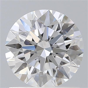 Picture of Lab Grown Diamond 1.12 Carats, Round with Ideal Cut, E Color, VVS2 Clarity and Certified by IGI