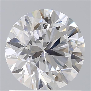 Picture of Lab Grown Diamond 1.16 Carats, Round with Ideal Cut, D Color, VVS2 Clarity and Certified by IGI