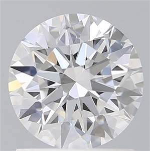 Picture of Lab Grown Diamond 1.23 Carats, Round with Ideal Cut, D Color, VVS2 Clarity and Certified by IGI