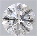Lab Grown Diamond 1.24 Carats, Round with Ideal Cut, E Color, VS1 Clarity and Certified by IGI