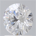 Lab Grown Diamond 1.23 Carats, Round with Ideal Cut, E Color, VS1 Clarity and Certified by IGI