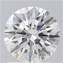 Lab Grown Diamond 1.18 Carats, Round with Ideal Cut, D Color, VVS2 Clarity and Certified by IGI
