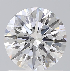 Picture of Lab Grown Diamond 1.18 Carats, Round with Ideal Cut, D Color, VVS2 Clarity and Certified by IGI
