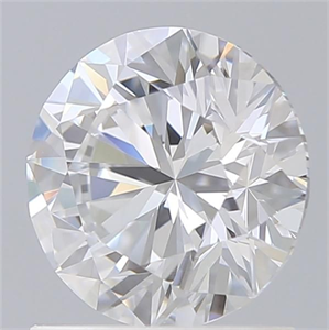 Picture of Lab Grown Diamond 1.23 Carats, Round with Ideal Cut, D Color, VVS2 Clarity and Certified by IGI
