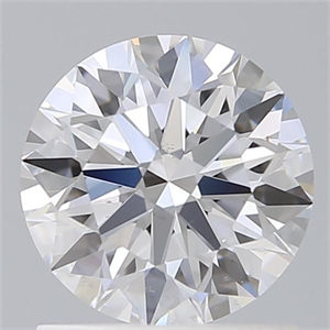 Picture of Lab Grown Diamond 1.17 Carats, Round with Ideal Cut, D Color, VS2 Clarity and Certified by IGI