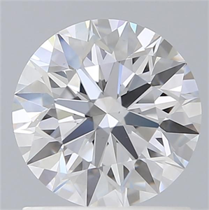 Picture of Lab Grown Diamond 1.18 Carats, Round with Ideal Cut, D Color, VS2 Clarity and Certified by IGI