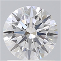 Lab Grown Diamond 1.23 Carats, Round with Ideal Cut, D Color, VVS2 Clarity and Certified by IGI