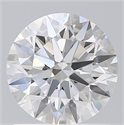 Lab Grown Diamond 1.21 Carats, Round with Ideal Cut, D Color, VS1 Clarity and Certified by IGI