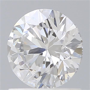 Picture of Lab Grown Diamond 1.10 Carats, Round with Ideal Cut, D Color, VVS2 Clarity and Certified by IGI