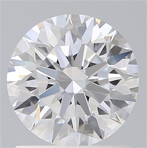Picture of Lab Grown Diamond 1.27 Carats, Round with Excellent Cut, D Color, VS1 Clarity and Certified by IGI