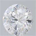 Lab Grown Diamond 1.21 Carats, Round with Excellent Cut, D Color, VVS2 Clarity and Certified by IGI