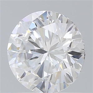 Picture of Lab Grown Diamond 1.21 Carats, Round with Excellent Cut, D Color, VVS2 Clarity and Certified by IGI