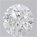 Lab Grown Diamond 1.23 Carats, Round with Ideal Cut, D Color, VS1 Clarity and Certified by IGI