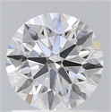 Lab Grown Diamond 1.16 Carats, Round with Ideal Cut, D Color, VVS2 Clarity and Certified by IGI