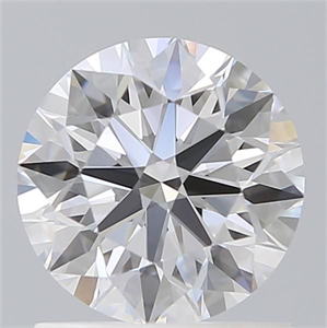 Picture of Lab Grown Diamond 1.16 Carats, Round with Ideal Cut, D Color, VVS2 Clarity and Certified by IGI