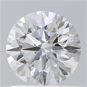 Lab Grown Diamond 1.23 Carats, Round with Ideal Cut, E Color, VVS1 Clarity and Certified by IGI