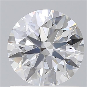 Picture of Lab Grown Diamond 1.14 Carats, Round with Ideal Cut, E Color, VVS2 Clarity and Certified by IGI