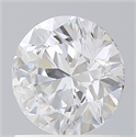 Lab Grown Diamond 1.18 Carats, Round with Ideal Cut, D Color, VVS2 Clarity and Certified by IGI