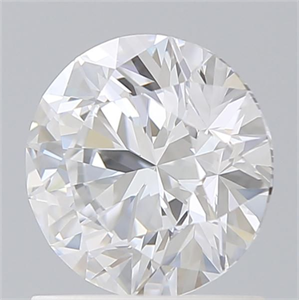 Picture of Lab Grown Diamond 1.18 Carats, Round with Ideal Cut, D Color, VVS2 Clarity and Certified by IGI