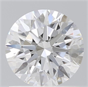 Lab Grown Diamond 1.09 Carats, Round with Ideal Cut, D Color, VS2 Clarity and Certified by IGI